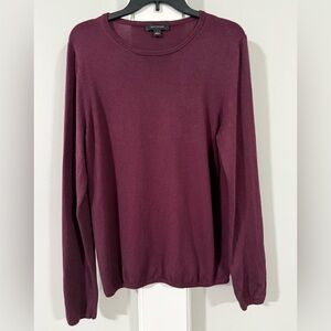 Ann Taylor Deep Burgundy Knit Top